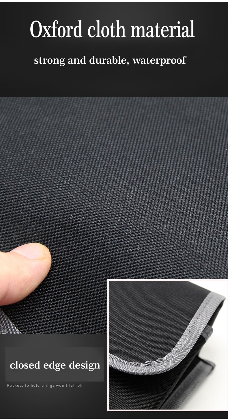 Contrast Trim Car Trunk Organizer Contrast Trim Car Trunk Organizer