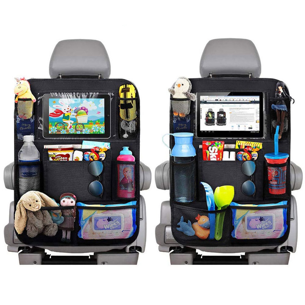 Car Back Seat Organizer with Touch Screen Tablet Holder Car Back Seat Organizer with Touch Screen Tablet Holder