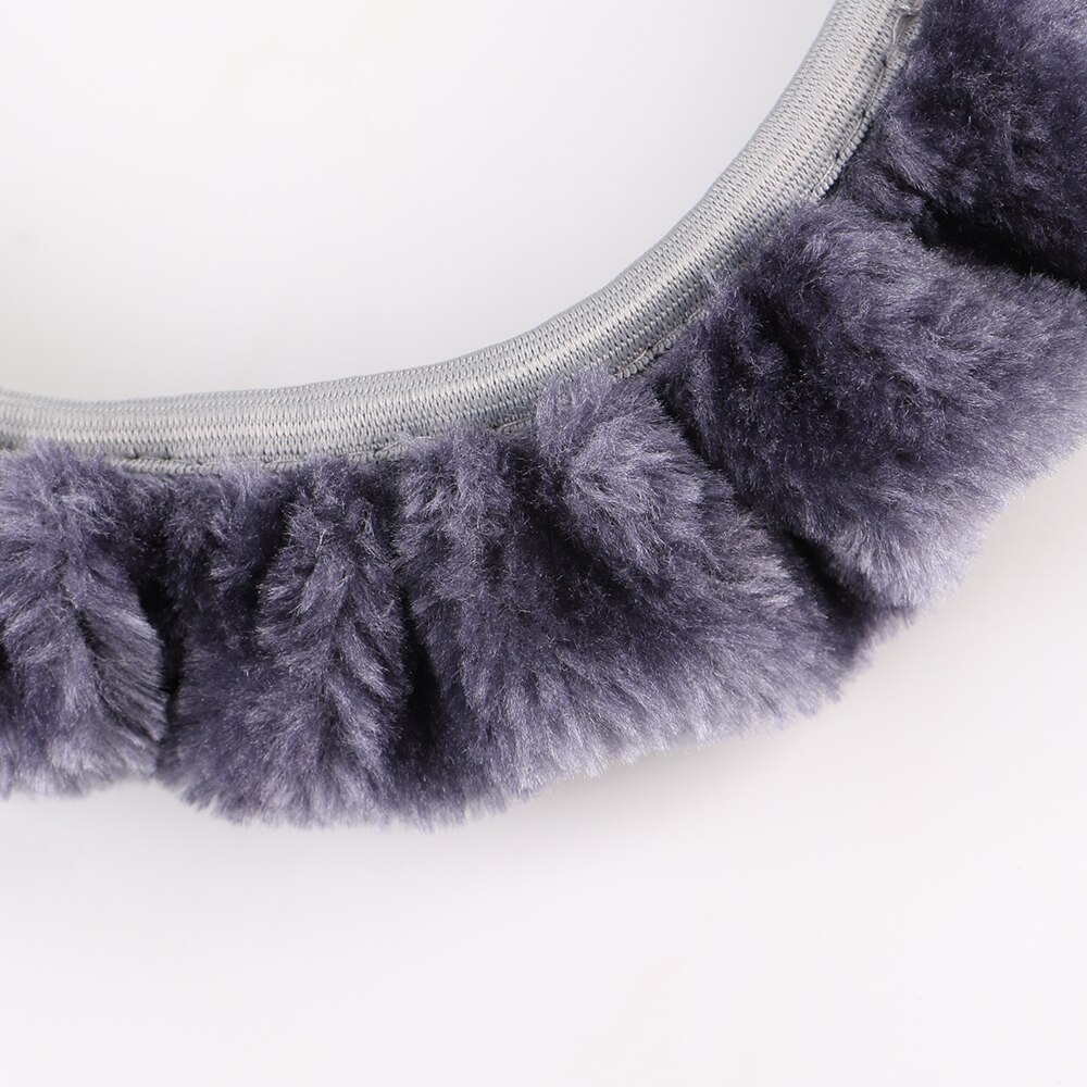 Universal Short Plush Car Steering Wheel Cover Universal Short Plush Car Steering Wheel Cover