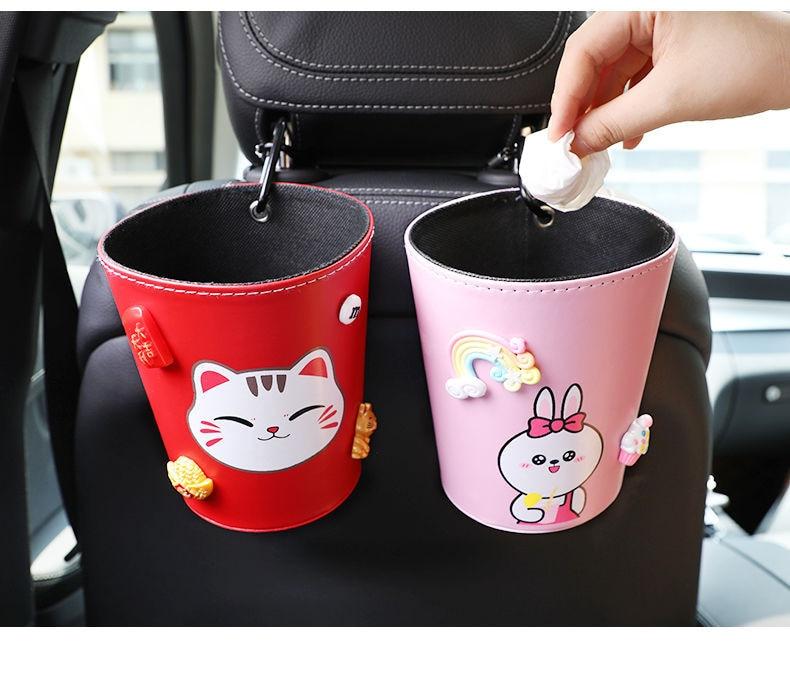 Car Waterproof Cute Wate Bin