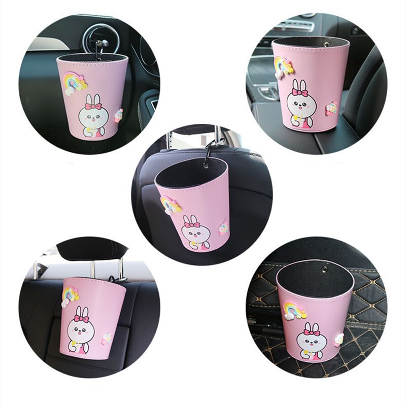 Car Waterproof Cute Wate Bin